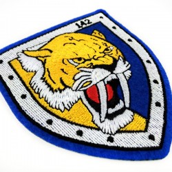 Iron On Embroidery Patch 142 Squadron Albacete Spain Wing 14 Air Force