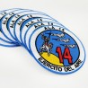 Iron On Embroidery Patch Wing 14 Air Force Albacete Spain