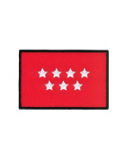 Iron On Embroidered Flag Madrid Spain