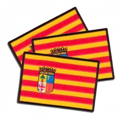 bandera aragonesa bordada
