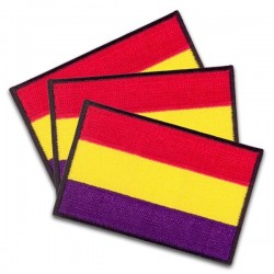 Iron On Embroidered Flag Republic Spain