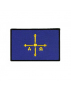 Iron On Embroidered Flag Asturias Spain