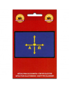 Iron On Embroidered Flag Asturias Spain