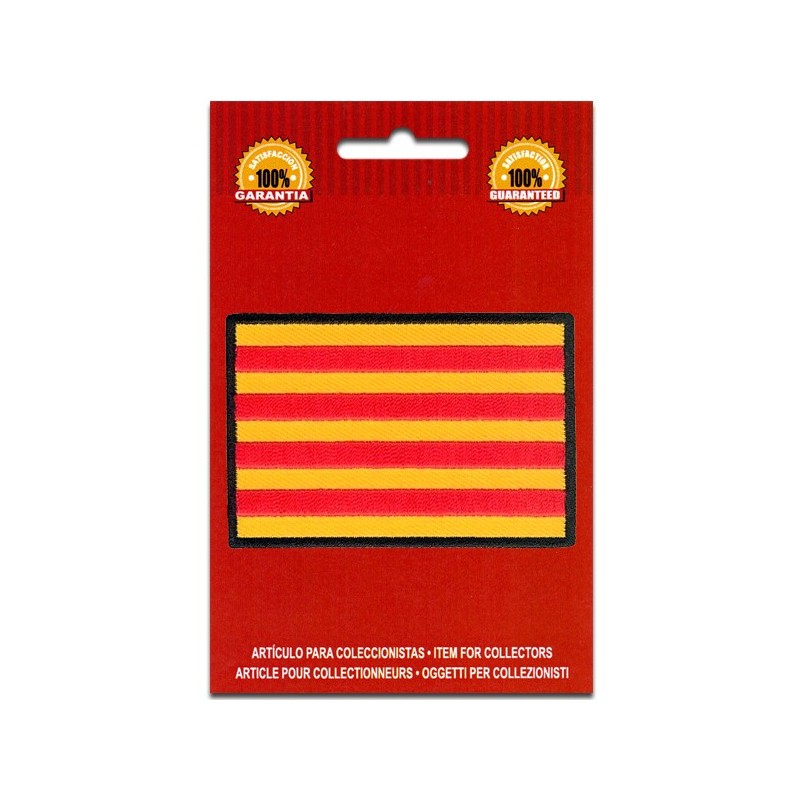Iron On Embroidered Flag Catalonia Spain