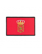 Iron On Embroidered Flag Navarra Spain
