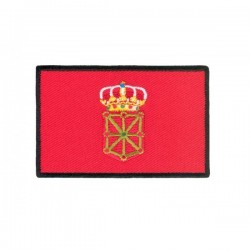 Iron On Embroidered Flag Navarra Spain
