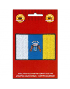 Iron On Embroidered Flag Canary Islands Spain