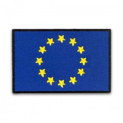 Iron On Embroidered Flag European Union