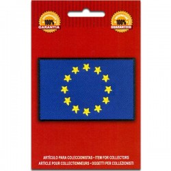 bandera bordada unión europea
