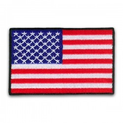 Iron On Embroidered Flag United States of America