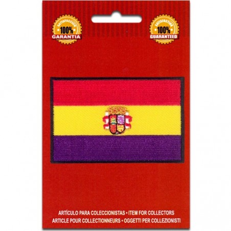 Iron On Embroidered Flag Spain Republic Shield