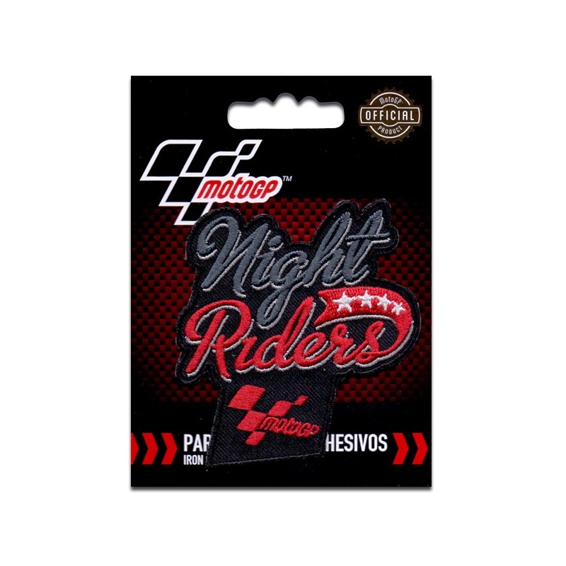 Iron On Embroidered Patch MOTO GP Night Riders