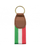Leatherette Keychain Flag Italy