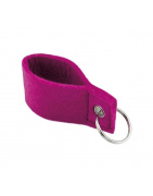 Llavero Fieltro Fucsia