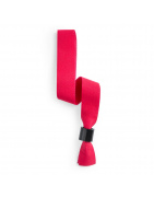 red polyester bracelet