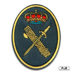 emblema bordado guardia civil