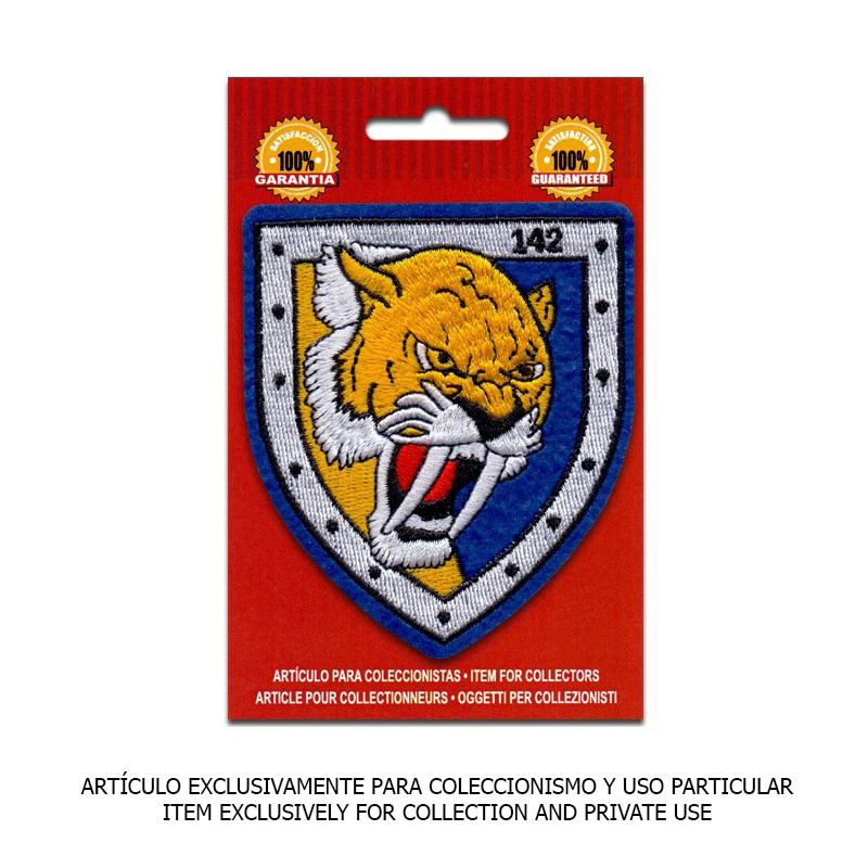 Iron On Embroidery Patch 142 Squadron Albacete Spain Wing 14 Air Force