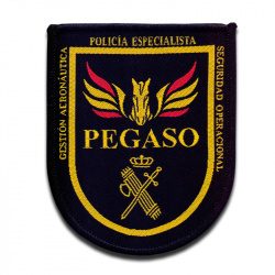 iron on patch pegaso guardia civil spain