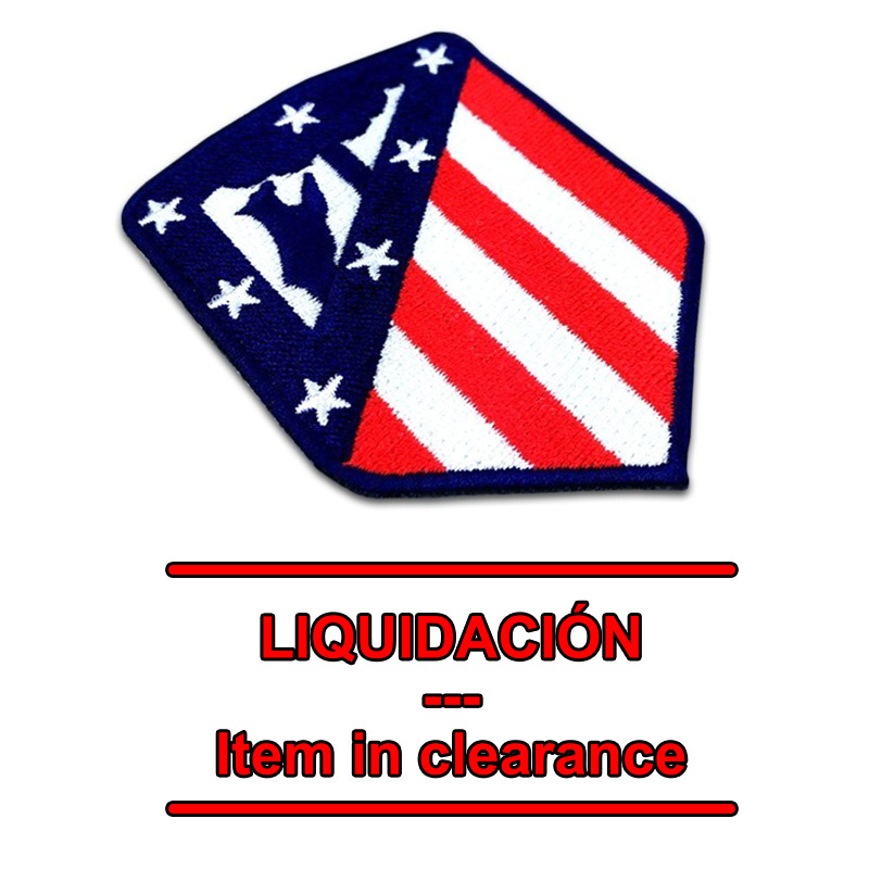 Patch à Repasser Tissé – Atlético Madrid – Équipe De Foot Espagnole – Multicolore – Neuf